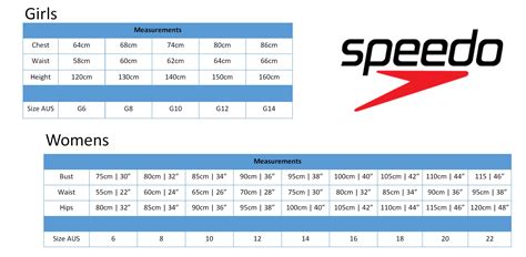 speedo sizes